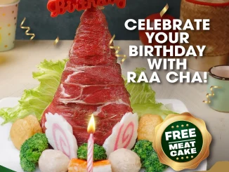 Promo Raa Cha Suki & BBQ Birthday Treat Gratis Birthday Meat Cake