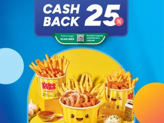 Promo Shake Shake in a Tub Spesial Bank Saqu Cashback 25%
