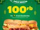 Promo Subway Jumat Berkah Beli 3 Sandwich cuma Rp. 100Rb