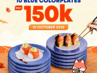 Promo Tom Sushi 10.10 Harga Spesial 10 Blue Colorplates cuma Rp150.000 2