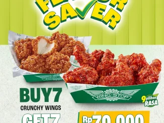 Promo Wingstop Flavor Saver 7 Crunchy Wings + 7 Boneless Hanya Rp. 70RIBU 3