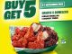 Promo Wingstop BUY 5 GET 5 FREE Boneless