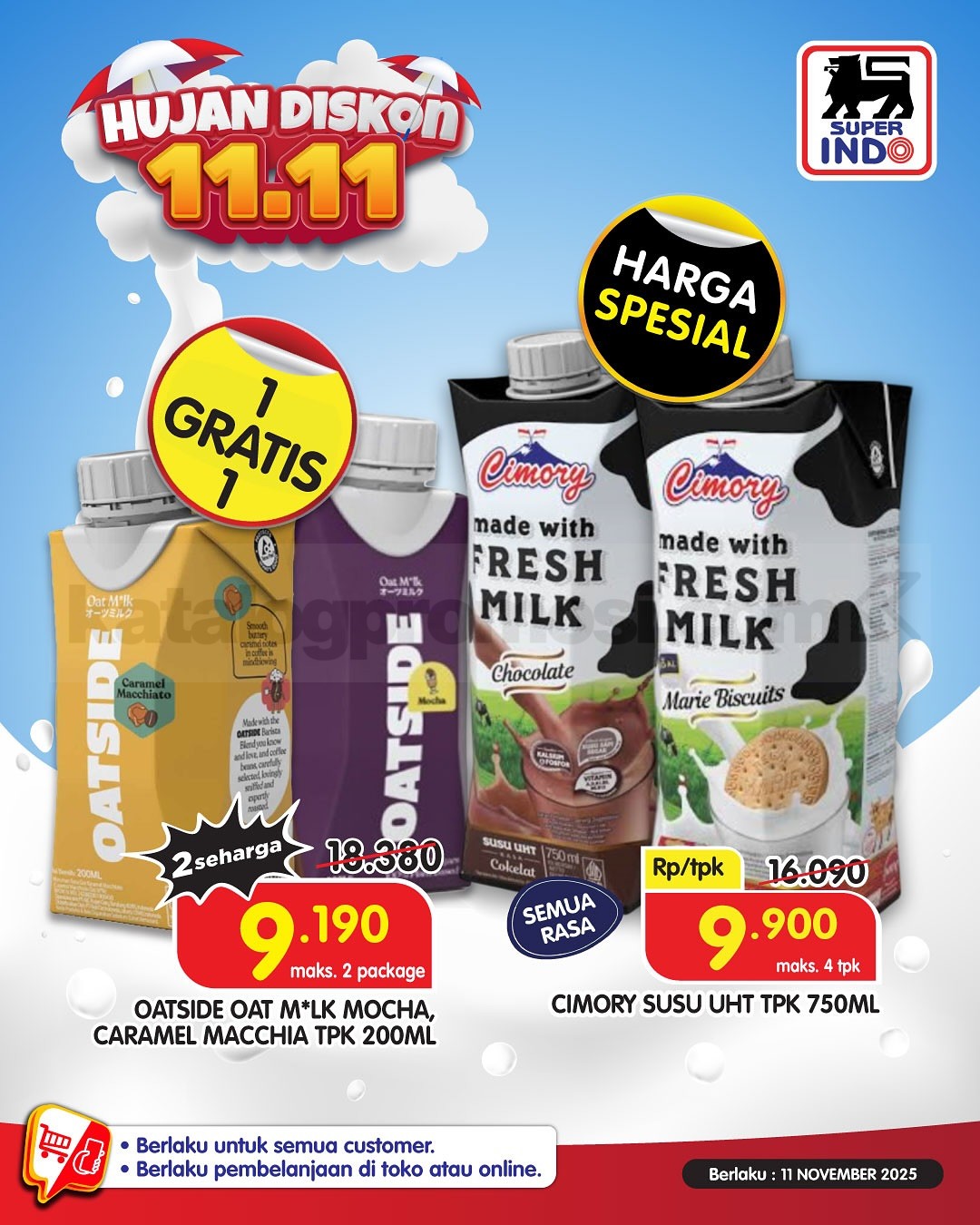 Promo Superindo 11.11 SUPER SALE BELI 1 GRATIS 1 Promo Superindo 11.11 SUPER SALE BELI 1 GRATIS 1 13