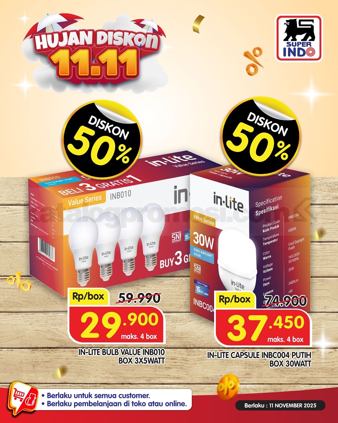 Promo Superindo 11.11 SUPER SALE BELI 1 GRATIS 1 Promo Superindo 11.11 SUPER SALE BELI 1 GRATIS 1 31