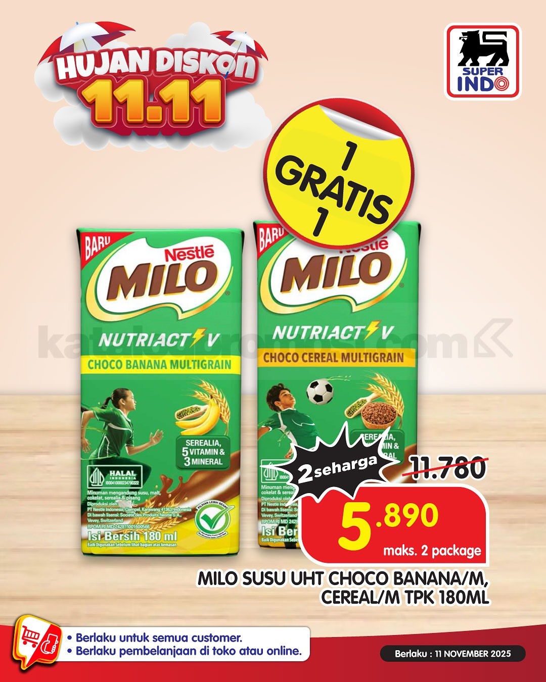 Promo Superindo 11.11 SUPER SALE BELI 1 GRATIS 1 Promo Superindo 11.11 SUPER SALE BELI 1 GRATIS 1 24