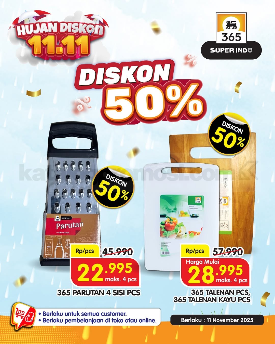 Promo Superindo 11.11 SUPER SALE BELI 1 GRATIS 1 Promo Superindo 11.11 SUPER SALE BELI 1 GRATIS 1 34