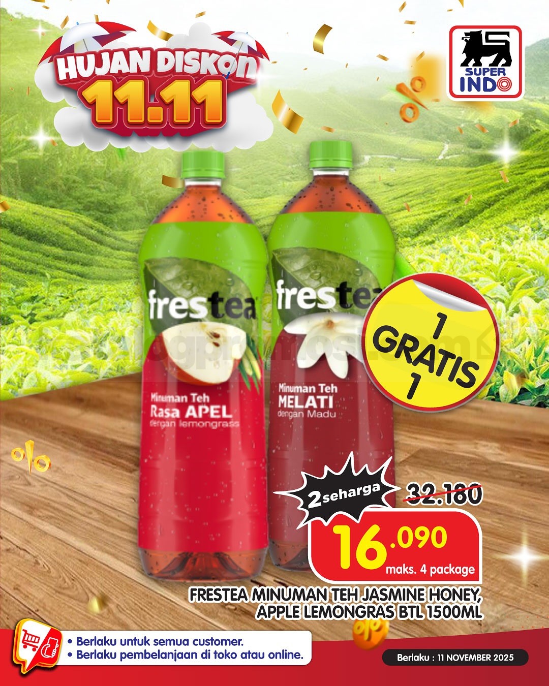 Promo Superindo 11.11 SUPER SALE BELI 1 GRATIS 1 Promo Superindo 11.11 SUPER SALE BELI 1 GRATIS 1 14