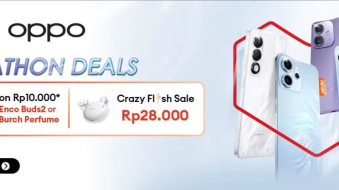 OPPO Shopathon Deals di Lazada Bonus 10K dan Enco Air4 hanya 28K