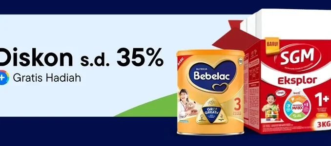 Promo Danone di Blibli 14th Anniversary Diskon hingga 35% + Gratis Hadiah