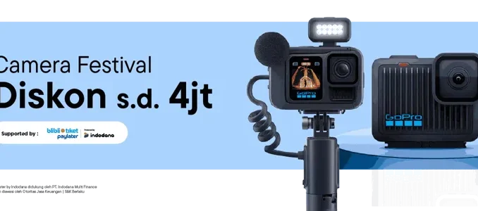 Promo GoPro Camera Festival di Blibli Diskon hingga 4 Juta