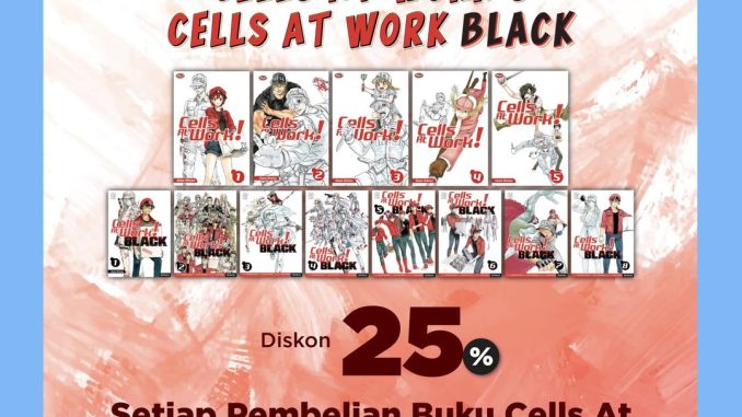 Promo Gramedia - Buku Cells at Work & Cells at Work Black Diskon 25%