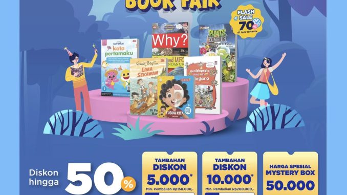 Promo Gramedia Online Children Book Fair Diskon hingga 50%