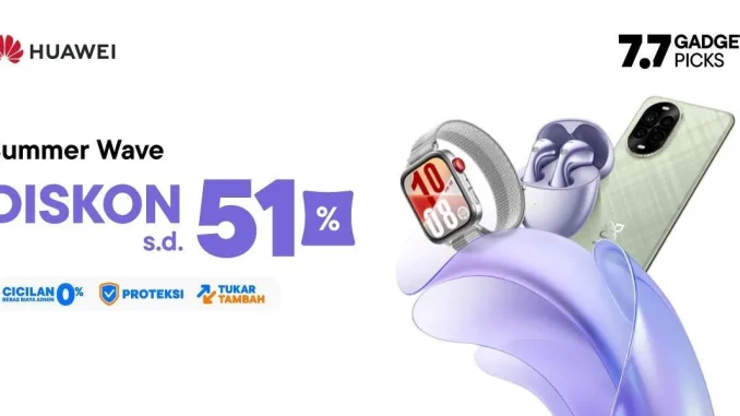 Promo HUAWEI di Blibli 7.7 Gadget Picks Diskon hingga 51%