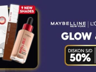 Promo Maybelline L’Oréal Garnier di Shopee Mall Diskon 50% + Voucher 50K