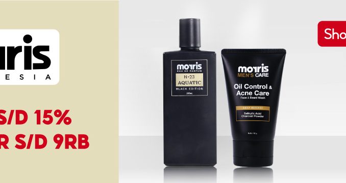 Promo Morris di Shopee Mall Diskon hingga 15% + Voucher 9K