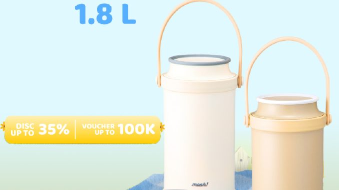 Promo Mosh Lunch Jar 1.8L di Lazada Diskon hingga 35% + Voucher 100K