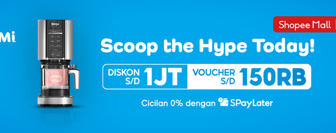 Promo Ninja Creami di Shopee Mall Diskon hingga 1 Juta