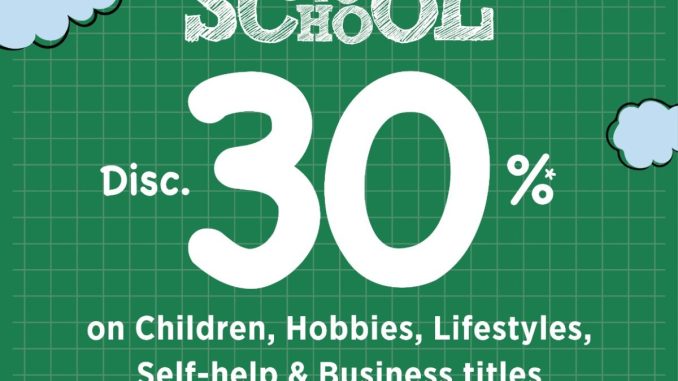 Promo Periplus Back to School Diskon hingga 30%