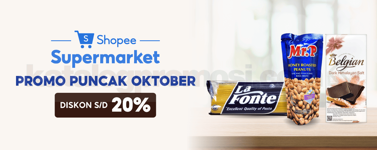 Promo Prambanan Kencana di Shopee Supermarket Diskon hingga 20%
