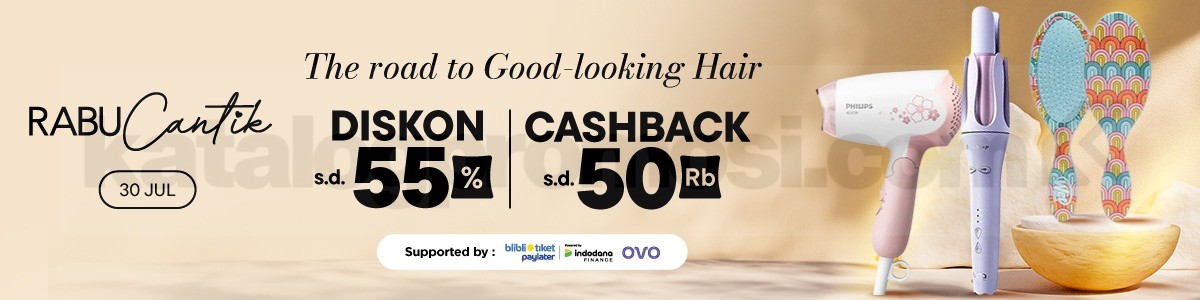 Promo Rabu Cantik di Blibli Diskon hingga 55% + Cashback 50K