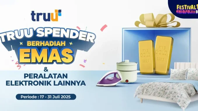 Promo TRUU di Blibli 14th Anniversary - BELI SPREI DAPAT EMAS!