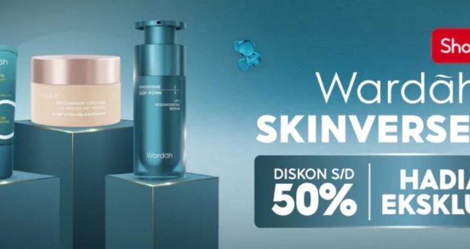 Promo Wardah Skinverse 2.0 di Shopee Mall Diskon hingga 50% + Hadiah Eksklusif