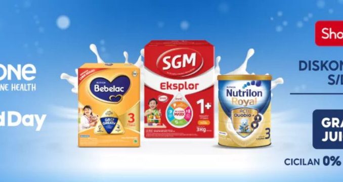 Super Brand Day Danone di Shopee Mall DISKON HINGGA 150K!