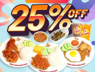 Promo Ayam Gepuk Pak Gembus GrabFood Always On Diskon 25%