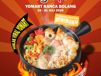 Bazar Nyeblak Yomart Ranca Bolang dengan pilihan topping mulai Rp1.000
