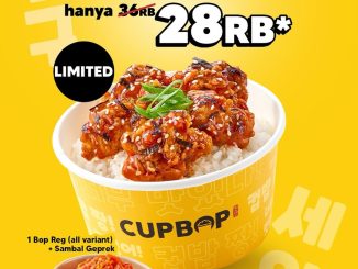 Promo CUPBOP Cinggu Sale Cuma 28rb*