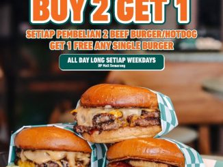 Promo Five Monkeys Burger Buy 2 Get 1 Free*