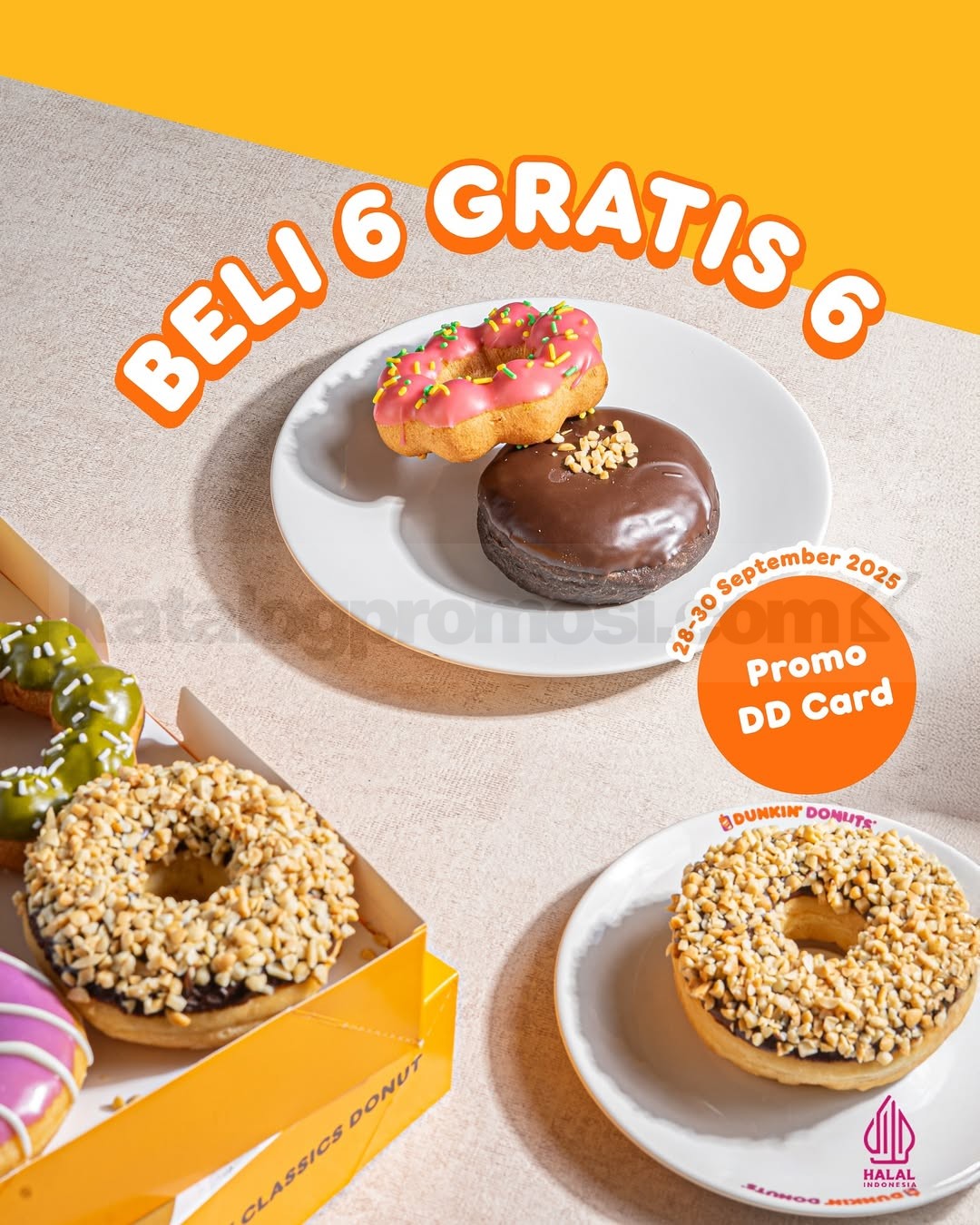 Promo Dunkin Donuts Payday Beli 6 Gratis 6 Donut Classics Promo Dunkin Donuts Payday Beli 6 Gratis 6 Donut Classics