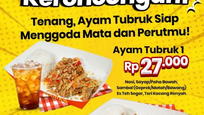 Promo Fritto Chicken Paket Ayam Tubruk mulai Rp 27.000 1