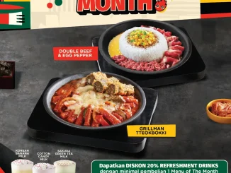 Promo Grillman Menu of the Month Diskon 20% untuk K-Milk Shake