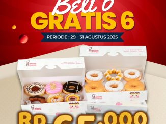 Promo Mister Donut Beli 6 Gratis 6 Cuma Rp 65 Ribu*