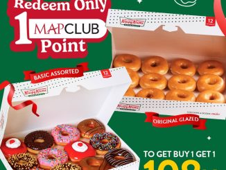 Promo KRISPY KREME BUY 1 GET 1 DOZEN with 1 MAPCLUB Point