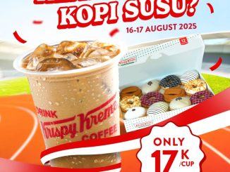 Promo Krispy Kreme Spesial Kemerdekaan Kopi Susu cuma Rp 17K