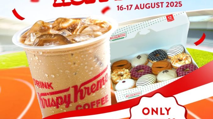 Promo Krispy Kreme Spesial Kemerdekaan Kopi Susu cuma Rp 17K