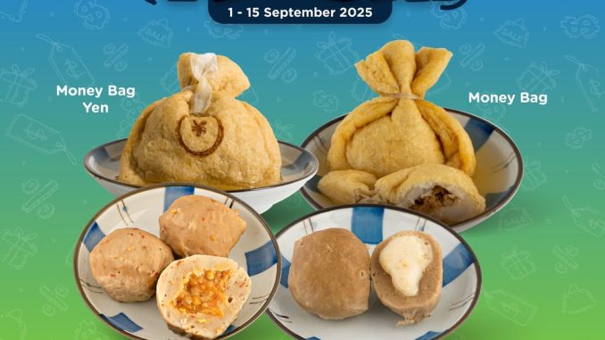 Promo Lawson Savetember Beli 1 Money Bag/Money Bag Yen/Chili Meatball/Cheese Ball Cuma 7.000