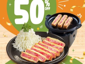 Promo Kimukatsu All Gyukatsu Set Discount 50% Off*