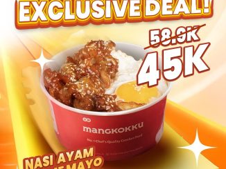 Promo Mangkokku GrabFood Exclusive Deal Nasi Ayam Sesame Mayo cuma Rp45.000