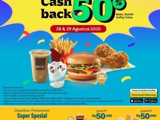 Promo McDonald’s GoPay Payday Cashback Hingga 50%