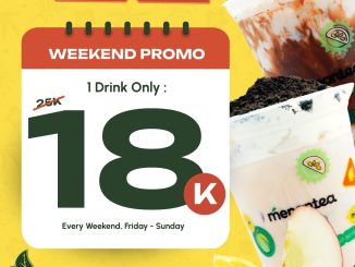 Promo Menantea Spesial Weekend Minuman Favorit cuma Rp18ribu