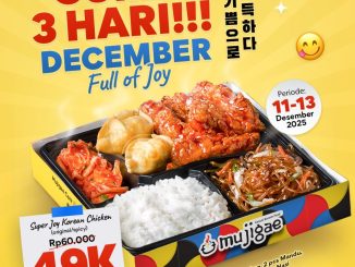 Promo Mujigae December Deals Super Joy Korean Chicken cuma 49k*