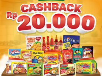 Promo Alfamart Cashback Rp. 20.000 Belanja Rp. 60.000 periode 16 – 30 April 2026 khusus member Alfamart