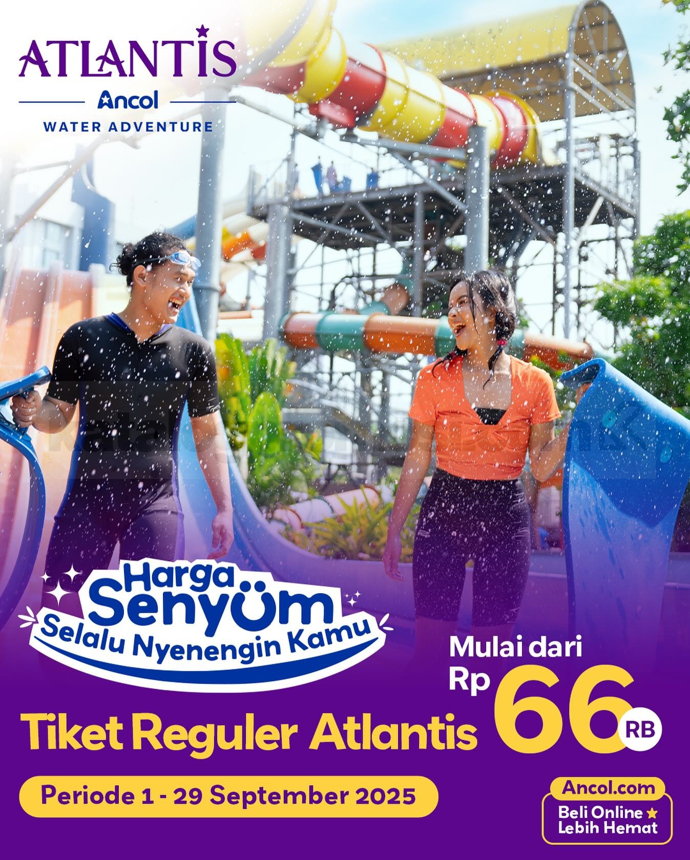 Promo Atlantis Ancol Harga Senyum Tiket Mulai Rp66.000 Promo Atlantis Ancol Harga Senyum tiket mulai Rp66.000 berlaku 1–29 September 2025