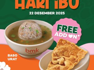 Promo Baso Malang Karapitan Hari Ibu FREE Pangsit Goreng dine in beli 1 menu Baso atau Mie Ayam
