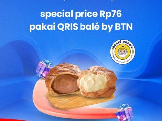 Promo Beard Papa’s BTN 76th Anniversary Original Puff Rp.76 Vanilla & Chocolate