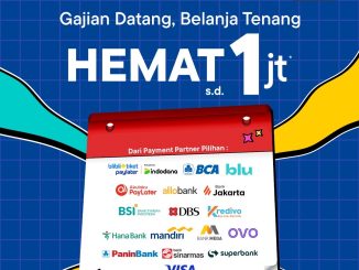 Promo Blibli Payday Payment Partner hemat hingga Rp. 1 juta dengan berbagai metode pembayaran