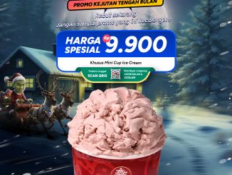 Promo Cold Stone Bank Saqu Ka99et Mini Cup Rp. 9.900 dengan QRIS Bank Saqu
